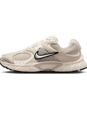 Nike Cream Mesh Trainer with Black Swoosh